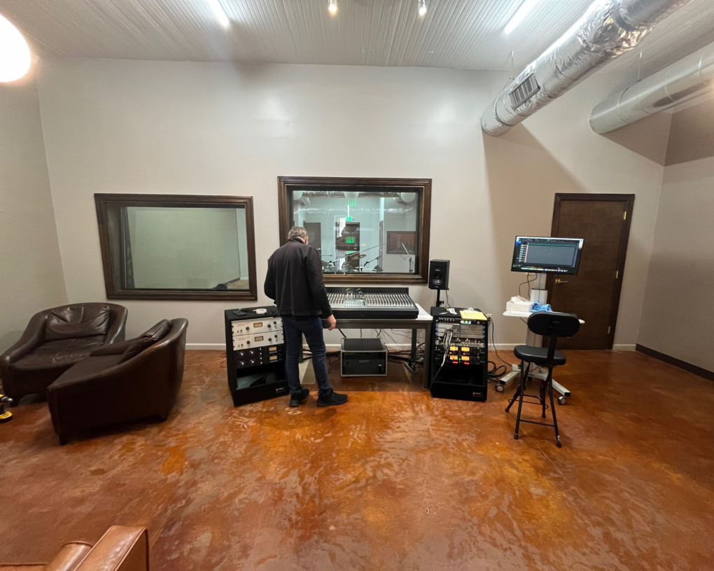 Bruce Watson at Music Maker Studios in Fountain, NC.